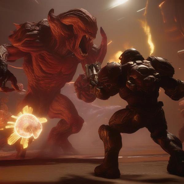 Doom eternal fast paced gameplay