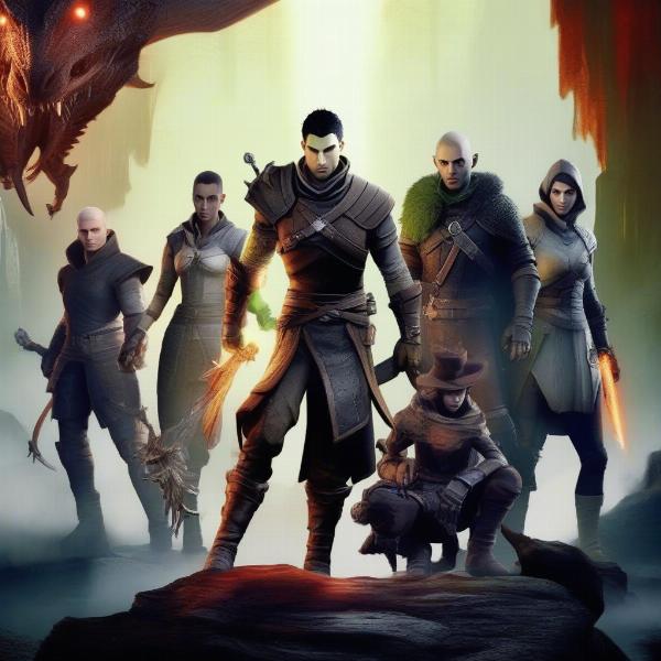 dragon age inquisition character lineup xbox 360