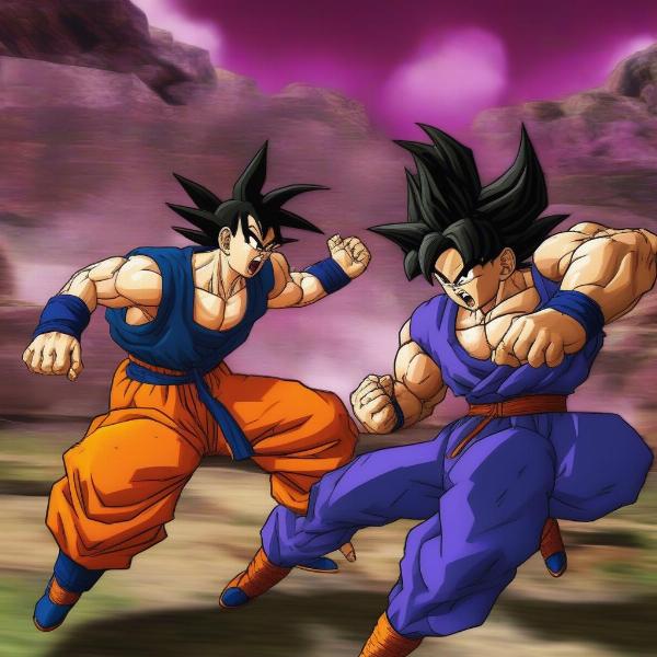 Dragon Ball Budokai Tenkaichi gameplay action