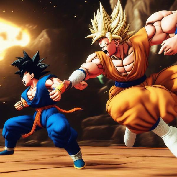 intense dragon ball z fighting gameplay on xbox