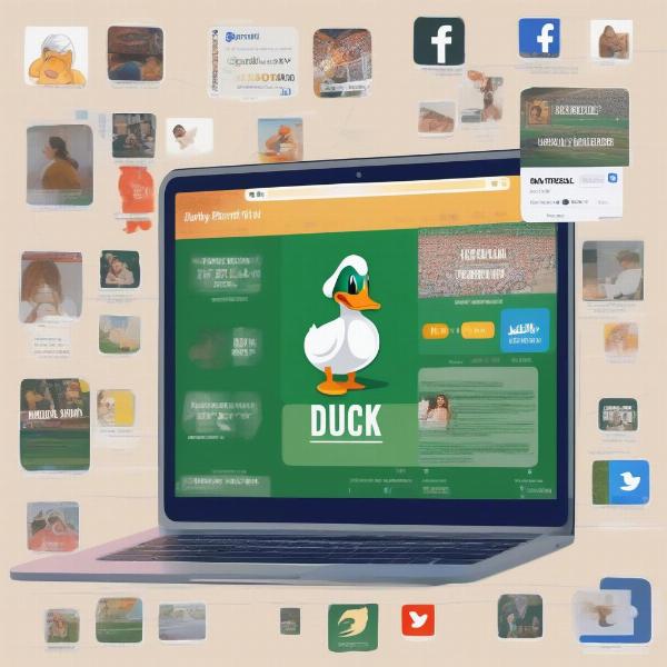 searching ducks game social media
