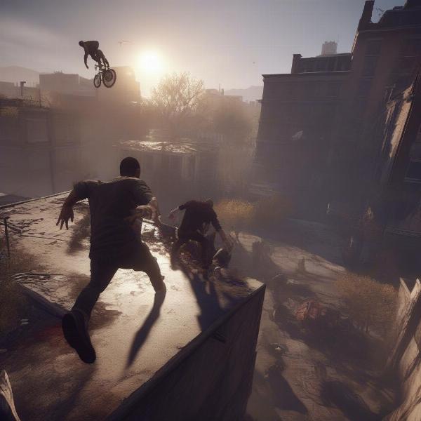 dying light 2 stay human open world zombie parkour gameplay