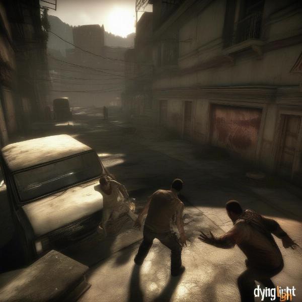 dying light xbox 360 co-op gameplay scene