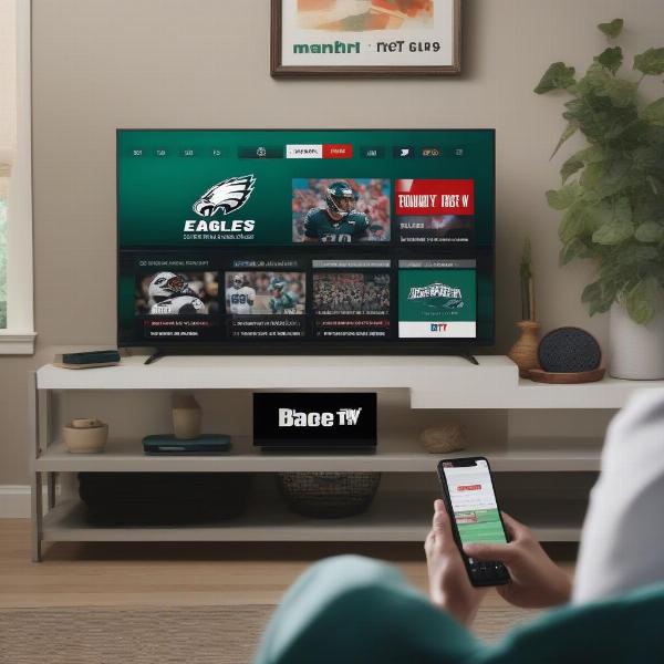watch eagles game on youtube tv