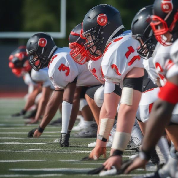 east kentwood defensive line formation and set up