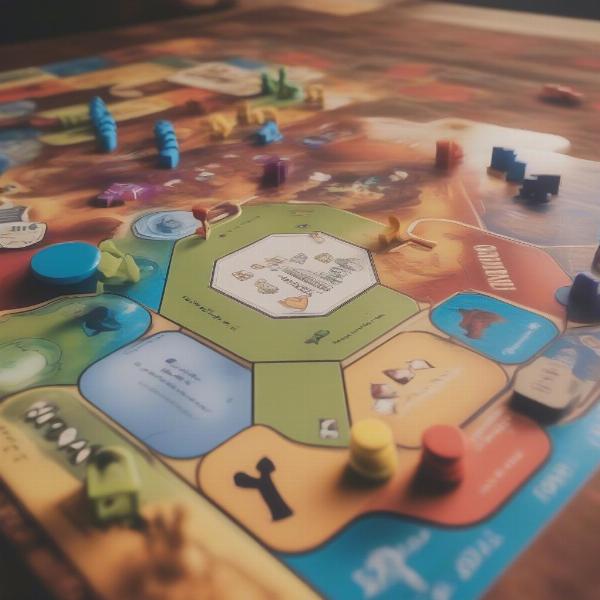 Educational Board Game close up