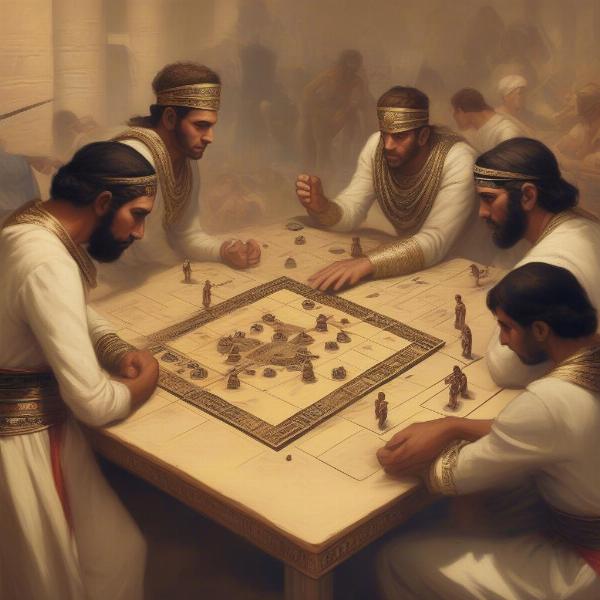 observing opponents during egyptian war card game
