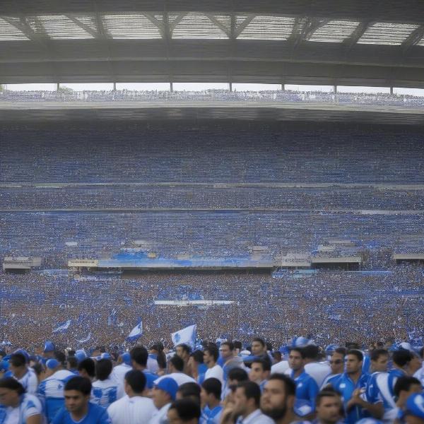 el salvador national football team fans in stadium