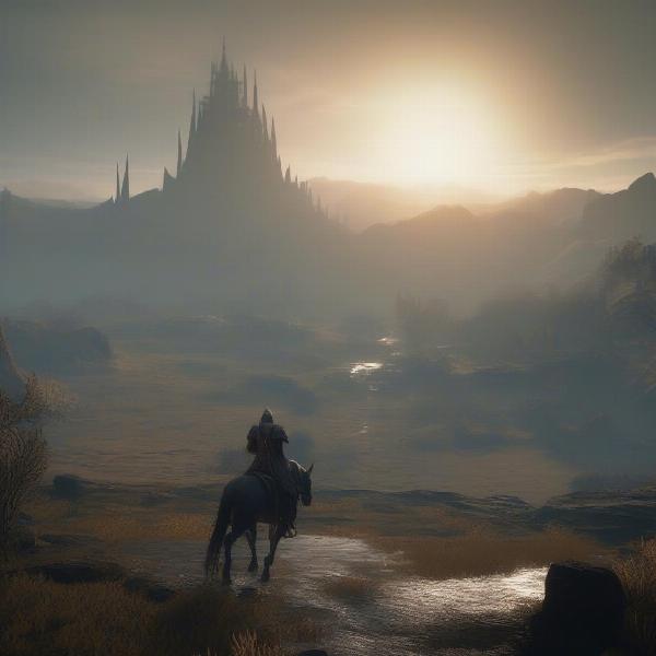 elden ring ps5 game showcasing an open world environment