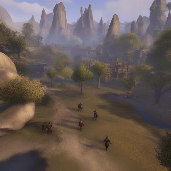 Exploring-the-vast-open-world-of-elder-scrolls-online-including-various-biomes-and-cities