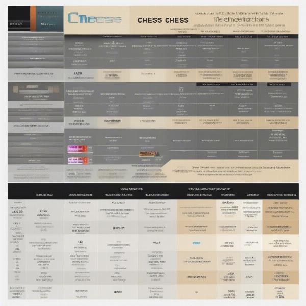 a price comparison between several different electronic chess games