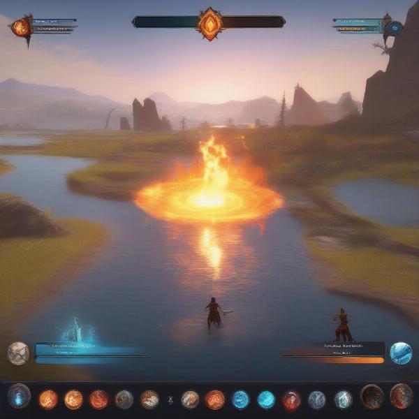 elemental magic duel in game