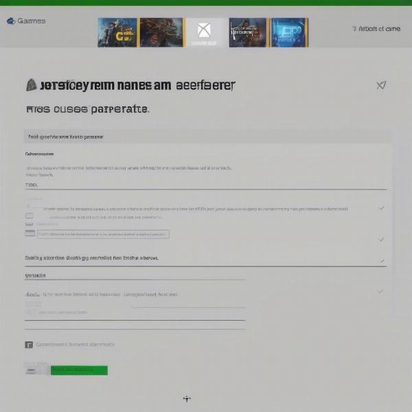 Epic Games Xbox Login Screen