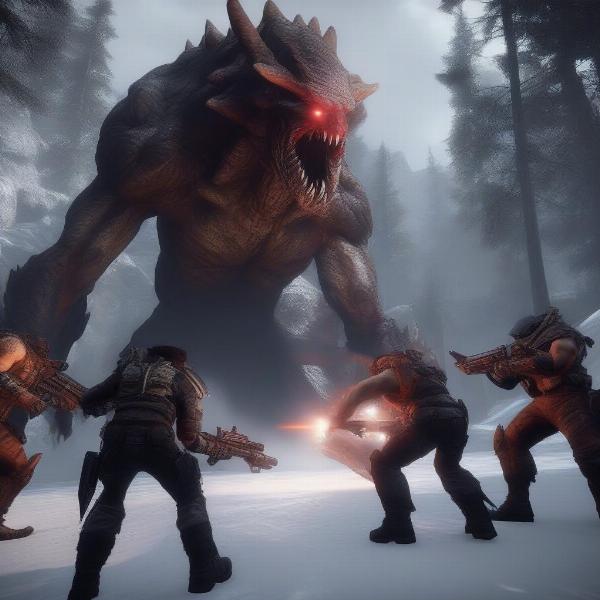 Evolve Video Game Xbox One Hunter Abilities in Combat