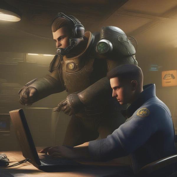fallout 76 crossplay with two players together