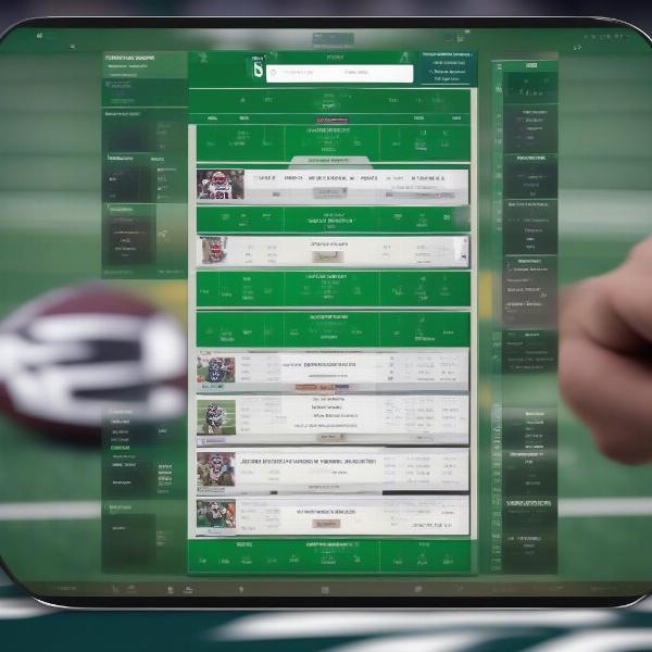 fantasy football player selection