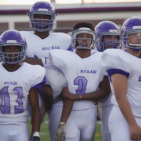 father-ryan-football-game-players