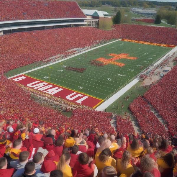 ferris state football game fan atmosphere
