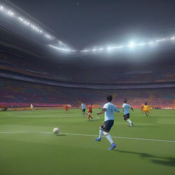 FIFA 23 PS4 soccer game in action