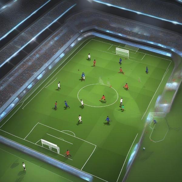 fifa 24 intense football match