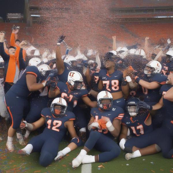 Fighting Illini Rose Bowl Victory