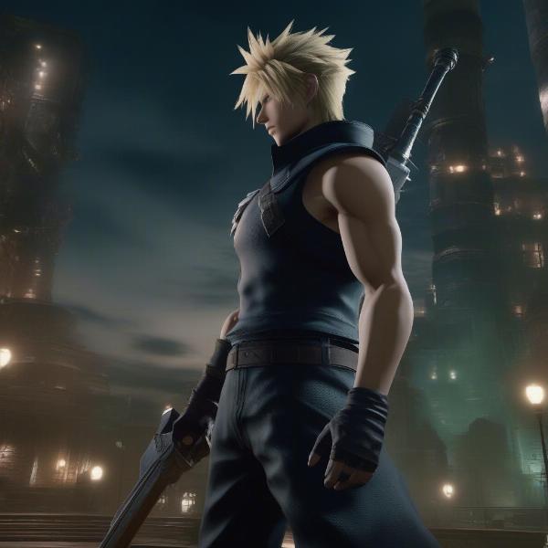 Final-Fantasy-7-Remake-Cloud-strife-in-Midgar