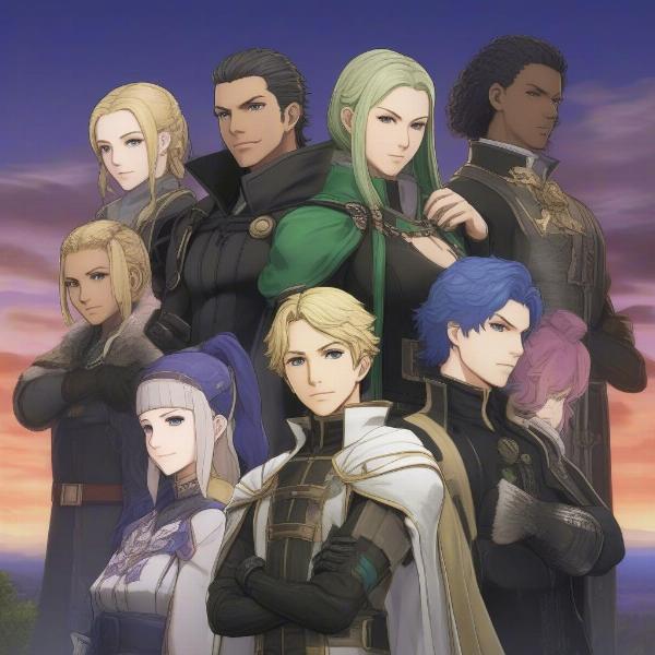 Fire Emblem three houses cast