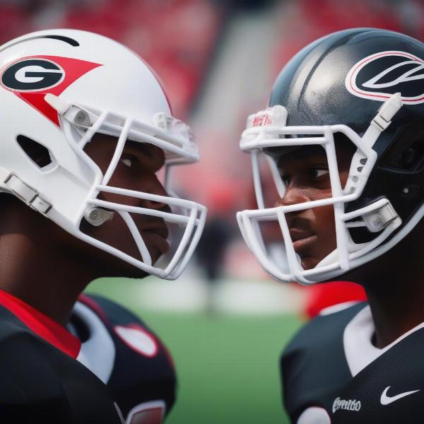 Florida Georgia football game players