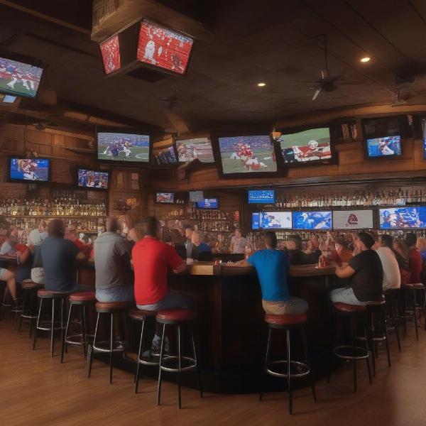 fans watching florida georgia game