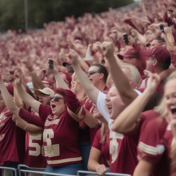 florida state fans game day atmosphere