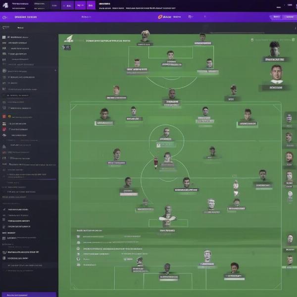 football manager 2024 in-game editor interface
