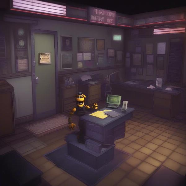 FNAF original mobile screenshot night security