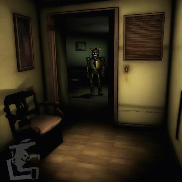 FNAF mobile 3 springtrap in office view