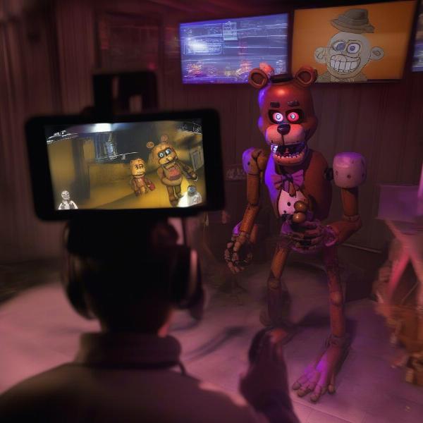 fnaf xbox help wanted virtual reality with animatronic