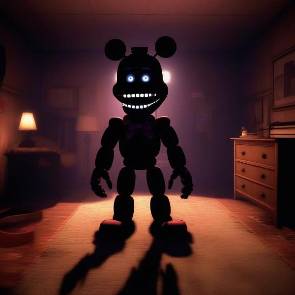 fnaf xbox screen capture showing animatronics