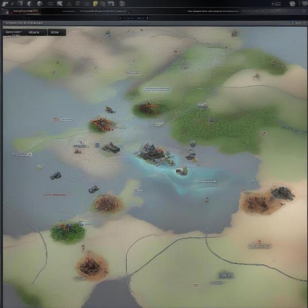 Fog of war in an RTS game