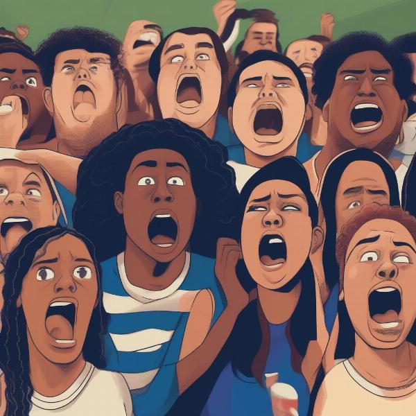 football fans emotional reactions game
