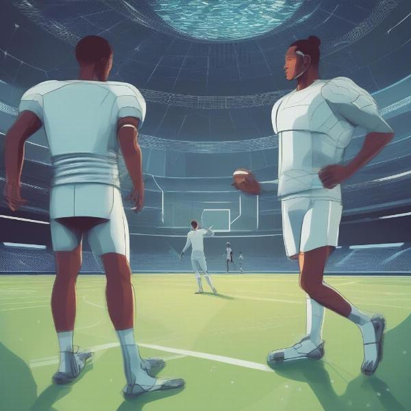 football tech future illustration