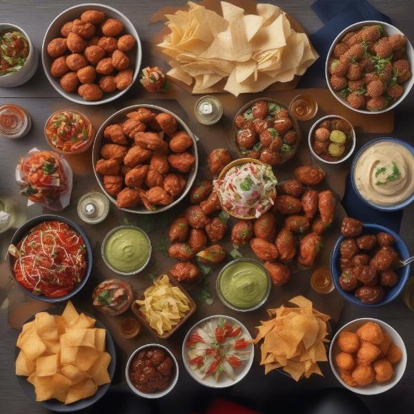 various-football-game-appetizers