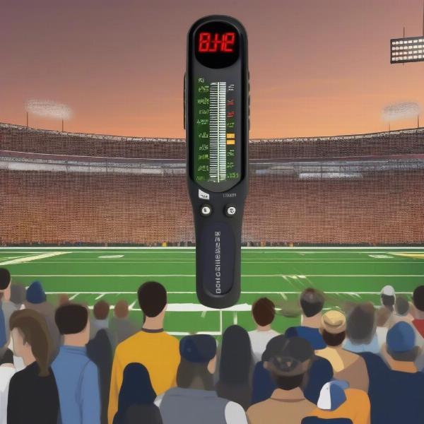 Sound measurement at football game