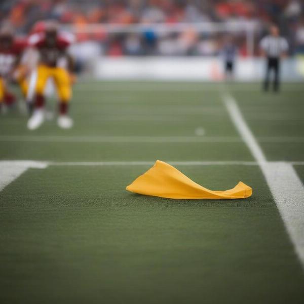 Football Game Penalty Flag