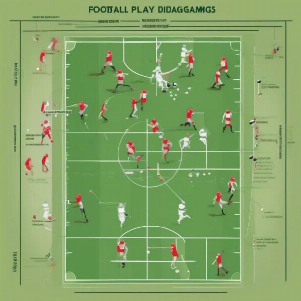 Detailed Football Game Strategy Tactics Diagram