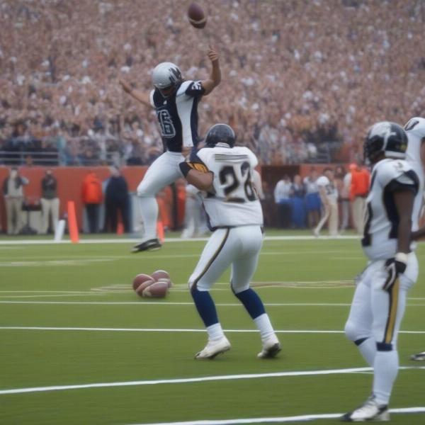 football game winning score attempt