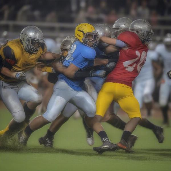 Football Players Overtime Battle