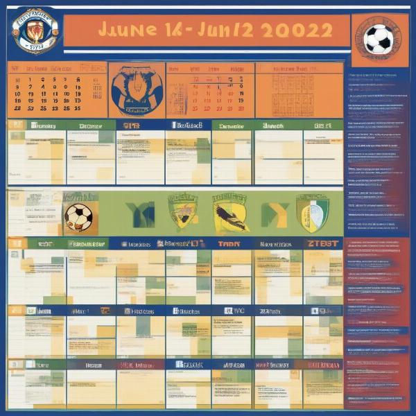Football TV Schedule Guide June 15 2024