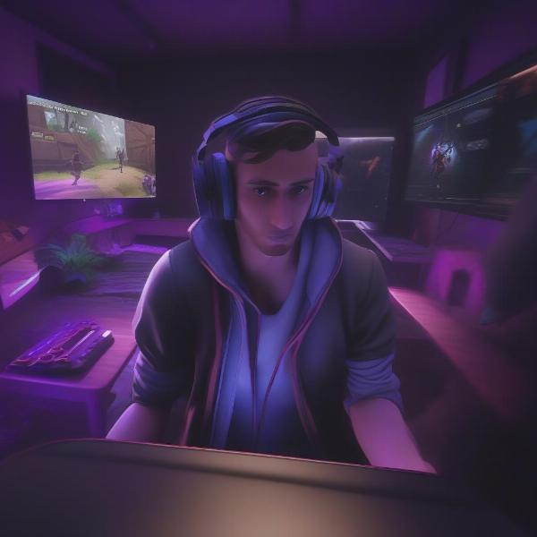 fortnite dark game setting