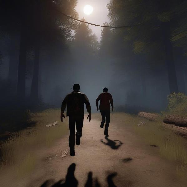 Friday 13th gameplay with counselors escaping