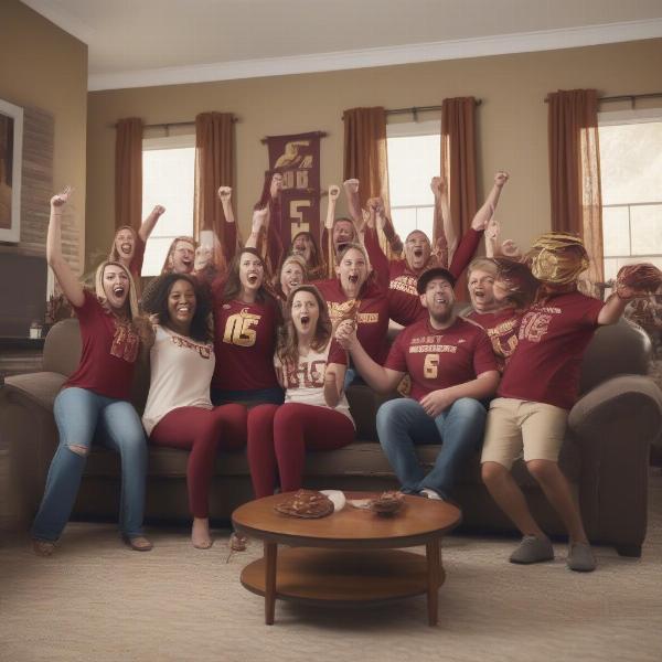 FSU football game watching
