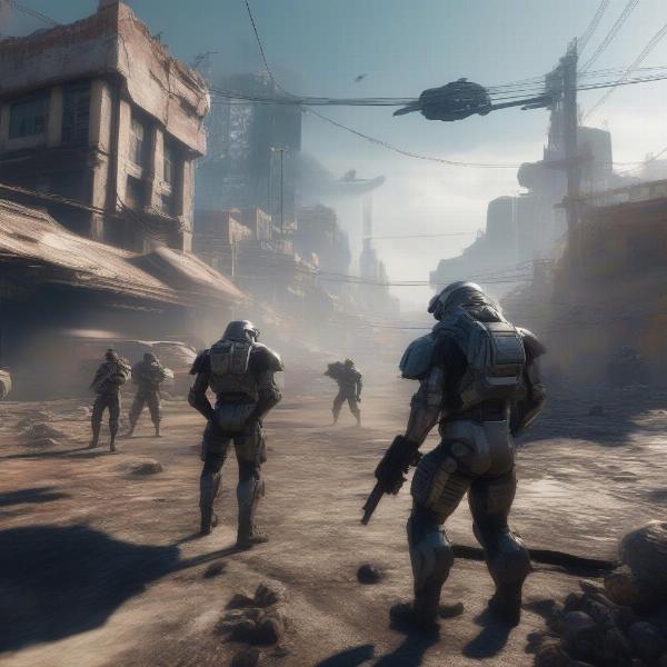futuristic war ps5 advanced