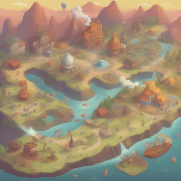 Game Dev Tycoon MMO concept art